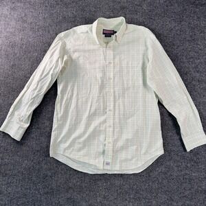 Vineyard Vines Mens L Murray Shirt Green Plaid Coastal Prep Long Sleeve‎